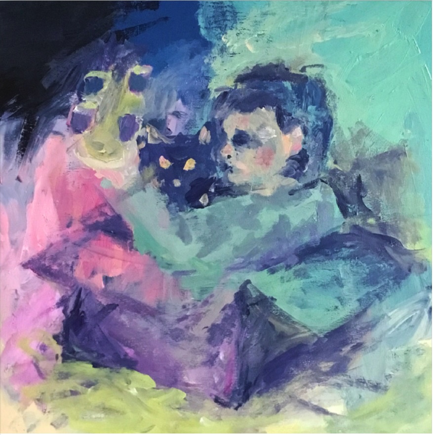 Caixa, gat, cotxe i nena