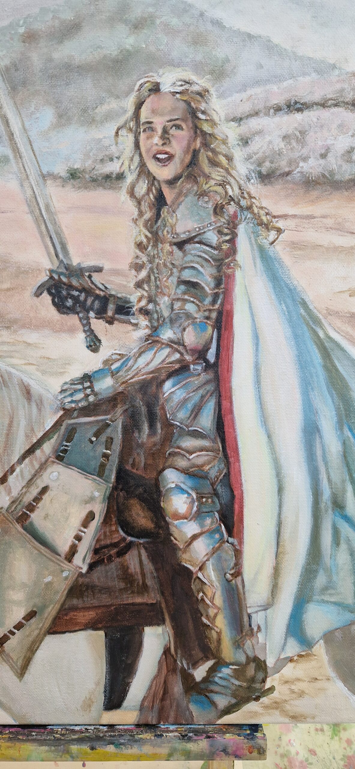 De reluciente armadura